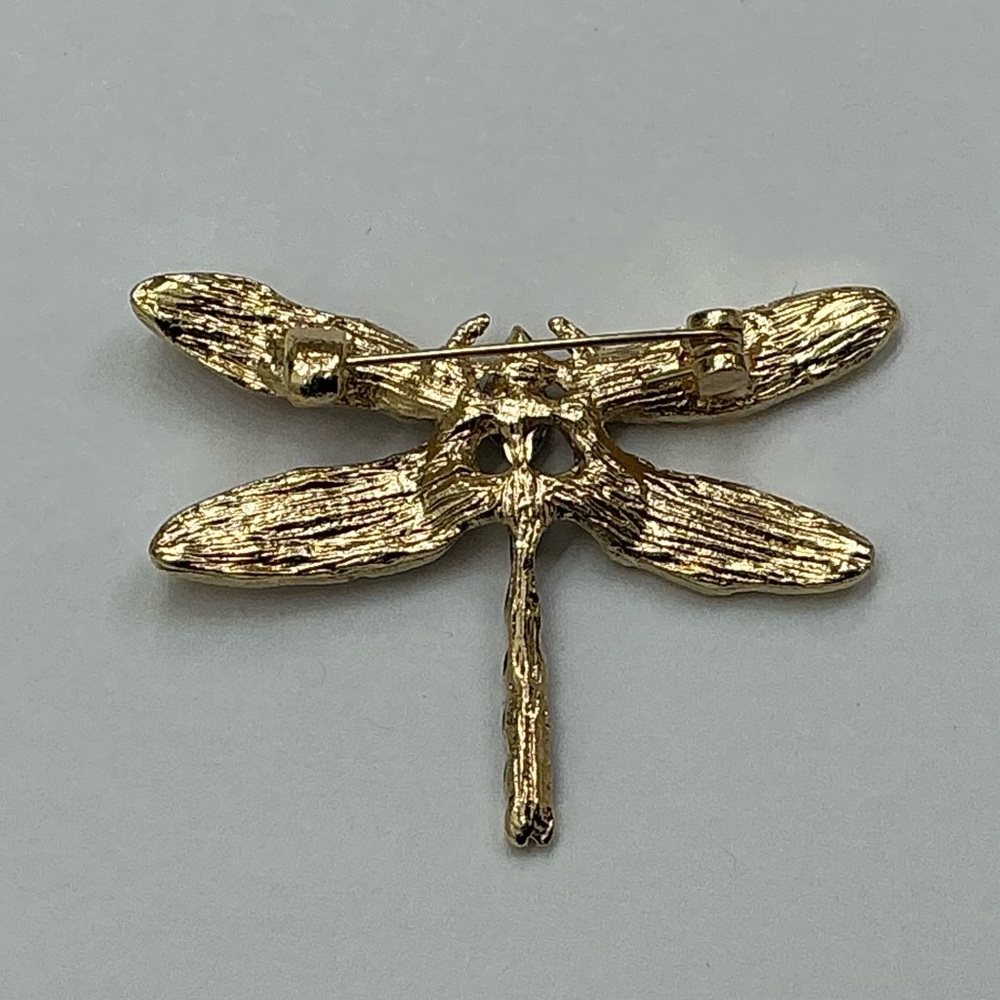 Pink and Purple Dragonfly Brooch - Picture 4 of 6